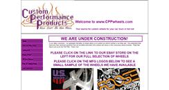Desktop Screenshot of customperformanceproducts.com